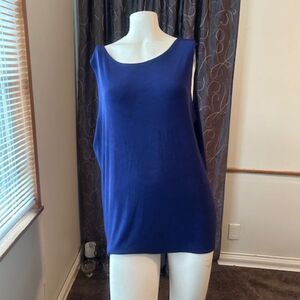 Travelers by Chico's Purple/Blue Tank, size 4/XXL